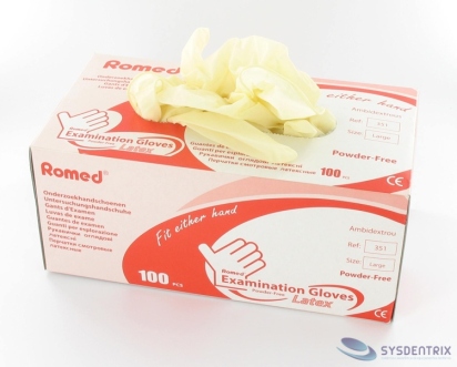 Luvas Latex s/ pó - Romed